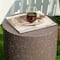 Glitzhome® 17" Multifunctional Faux Terrazzo Stool